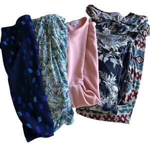 LulaRoe Bundle Women Size XL Dresses Skirt Kimono